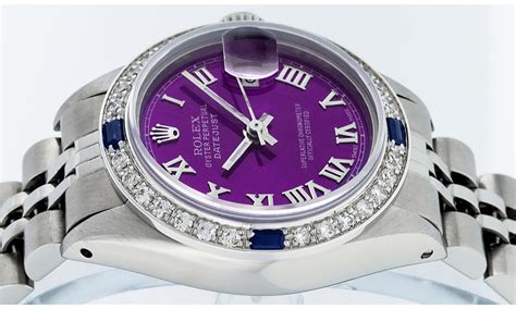 women's rolex purple face|rolex purple dial.